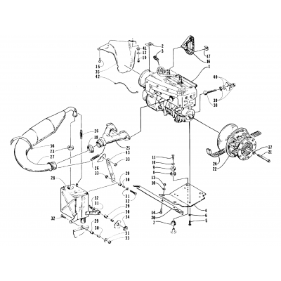 ENGINE AND RELATED PARTS