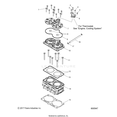 ENGINE, CYLINDER - S19EGK8PS ALL OPTIONS (600547)