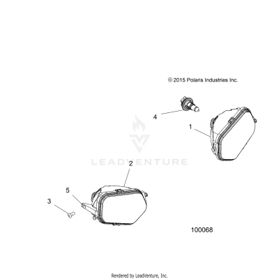 ELECTRICAL, HEADLIGHTS - A19SVA85BG (100068)