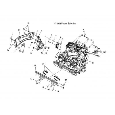 Engine Mounting Rh & Front