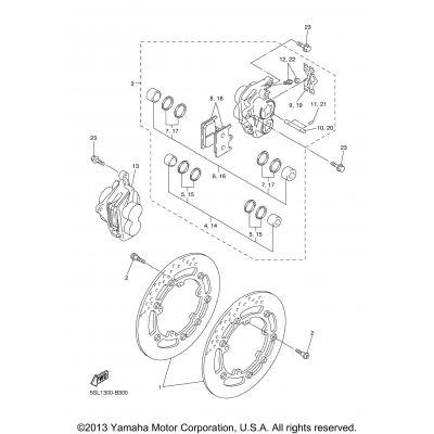 Front Brake Caliper