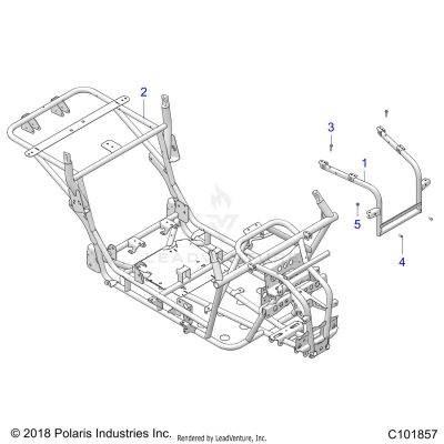 CHASSIS, MAIN FRAME - A20HAB15A2 (C101857)
