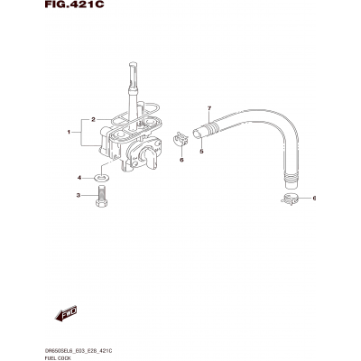 FUEL COCK (DR650SEL6 E33)