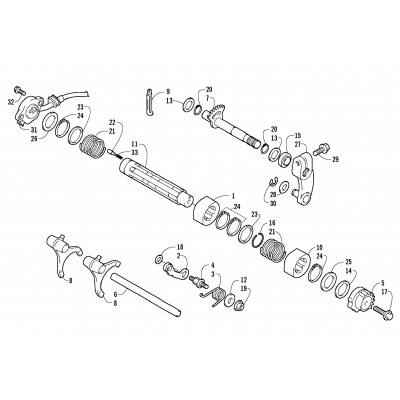 GEAR SHIFTING ASSEMBLY