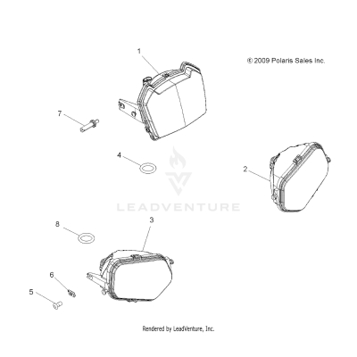 ELECTRICAL, HEADLIGHTS - A20SEE50A1/A5/CA1/CA5 (49ATVHEADLTASM10SPXP550)