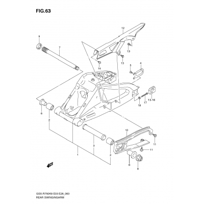 REAR SWINGING ARM