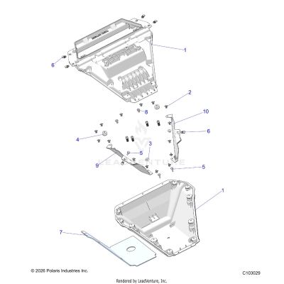 BODY, REAR BOX, STORAGE - A25SJR57AM (C103029)