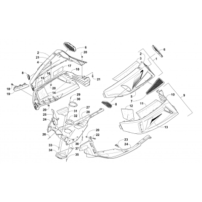 SKID PLATE AND SIDE PANEL ASSEMBLY