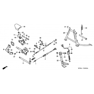 STAND / BRAKE PEDAL