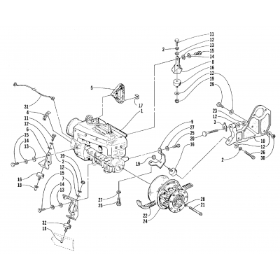 ENGINE AND RELATED PARTS