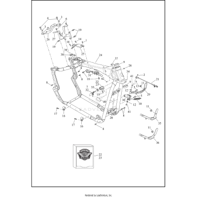 FRAME AND JIFFY STAND