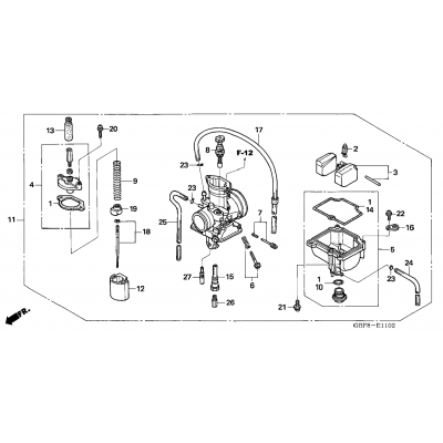 CARBURETOR ('05-'06)