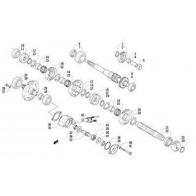 SECONDARY TRANSMISSION ASSEMBLY