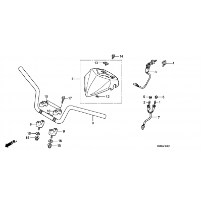 HANDLEBAR (TRX300EX'07-)