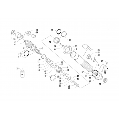 FRONT SUSPENSION SHOCK ABSORBER