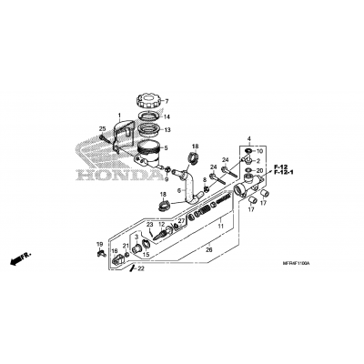 REAR BRAKE MASTER CYLINDER