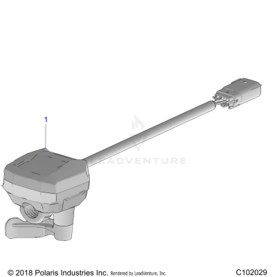 STEERING, CONTROLS, THROTTLE ASM. - A19SXD95B9/SXE95BN/SXZ95BP (C102029)