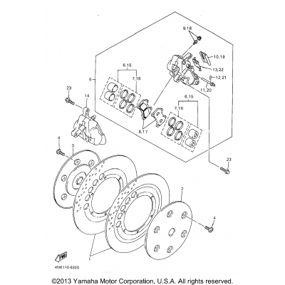 Front Brake Caliper