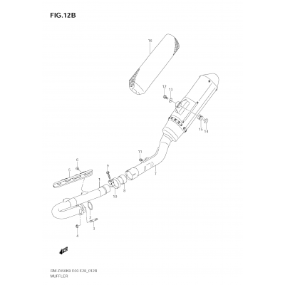 MUFFLER (RM-Z450 L1)