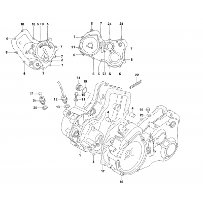 CRANKCASE COVER ASSEMBLY