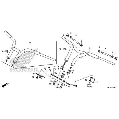 HANDLEBAR / TOP BRIDGE