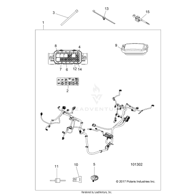 ELECTRICAL, WIRE HARNESS - A19DCE87AK (101302)