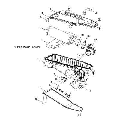 Air Intake System S06pt7fs (4997519751D02)