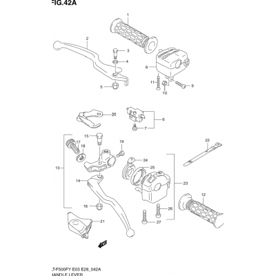 HANDLE LEVER (MODEL K2)