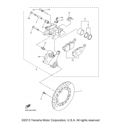 Rear Brake Caliper