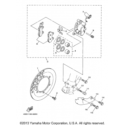 Front Brake Caliper