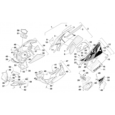 SKID PLATE AND SIDE PANEL ASSEMBLY