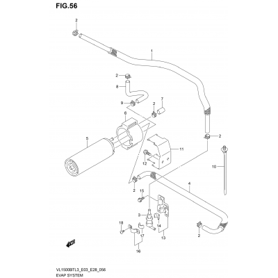 EVAP SYSTEM (VL1500BTL3 E33)