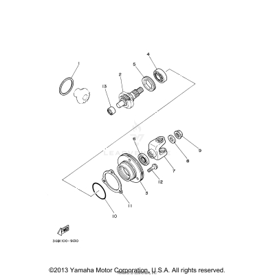 MIDDLE DRIVE GEAR
