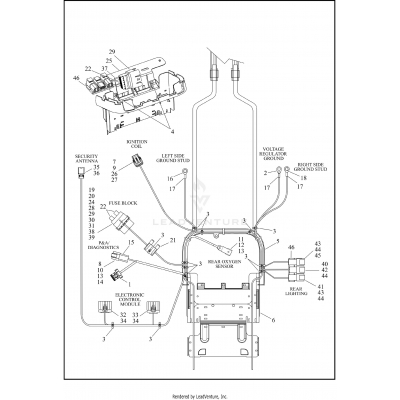 WIRING HARNESS, MAIN, NON-ABS - FLS (3 OF 5)