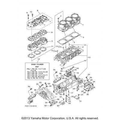 Cylinder Crankcase 1