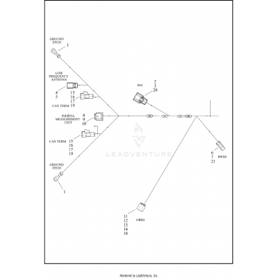 WIRING HARNESS, MAIN RH1250S (2 OF 6)