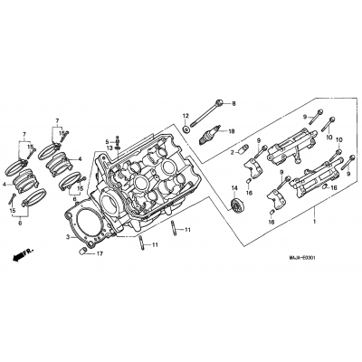 LEFT CYLINDER HEAD