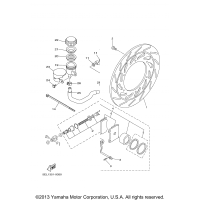 Rear Brake Caliper