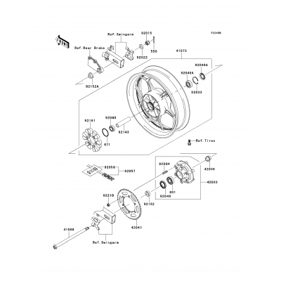 Rear Wheel/Chain(AEF)