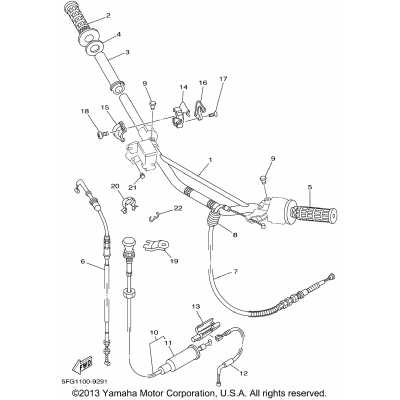 Steering Handle Cable