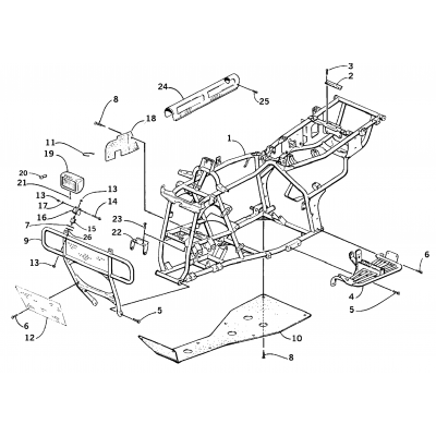 FRAME AND RELATED PARTS