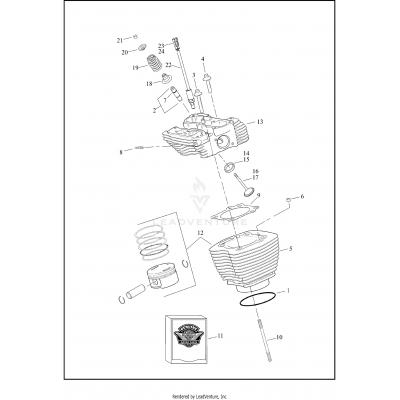 CYLINDERS, HEADS & VALVES - TWIN CAM 103™