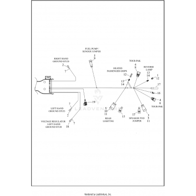 WIRING HARNESS, MAIN - FLHTCUTGSE (5 OF 9)