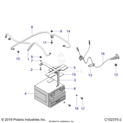 ELECTRICAL, BATTERY - A20SVA85A3 (C102375-2)