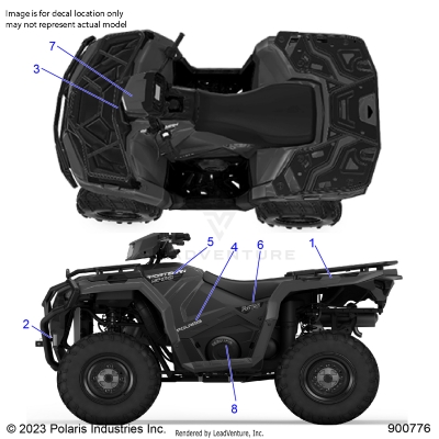 BODY, DECALS GRAPHIC - A24SEK57A4 (900776)