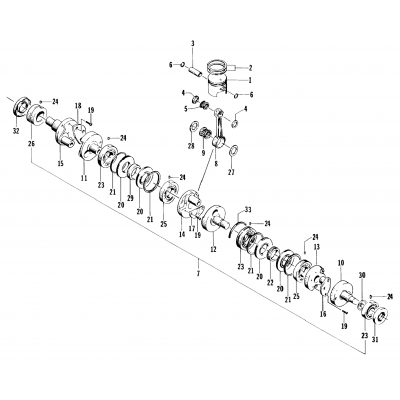 PISTON AND CRANKSHAFT