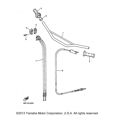 Steering Handle Cable