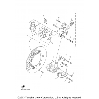 Front Brake Caliper