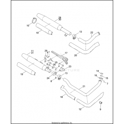 EXHAUST SYSTEM - FLSTF/I & FXSTD/I