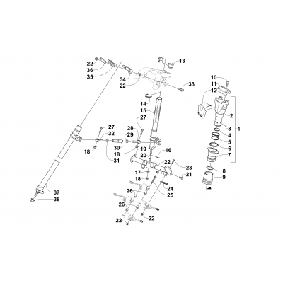 STEERING POST ASSEMBLY